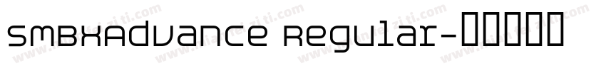 SMBxAdvance Regular字体转换